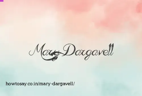 Mary Dargavell