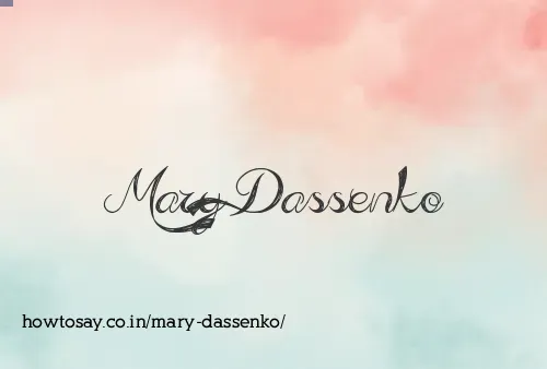 Mary Dassenko
