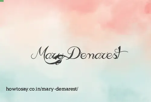 Mary Demarest