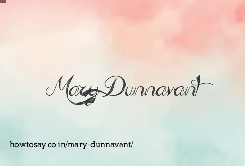 Mary Dunnavant