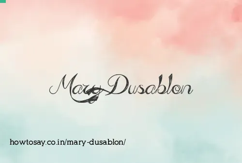 Mary Dusablon