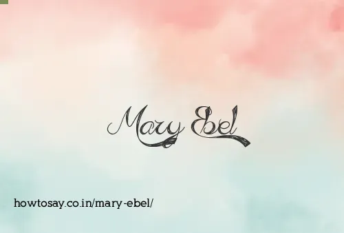 Mary Ebel