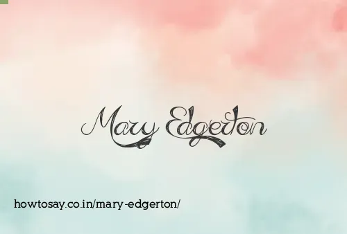 Mary Edgerton