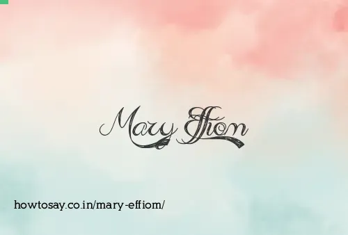 Mary Effiom