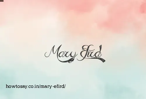 Mary Efird
