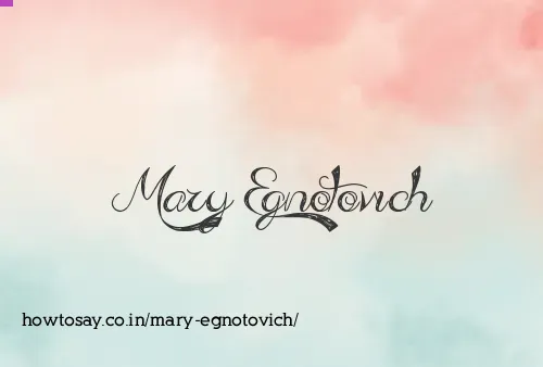 Mary Egnotovich