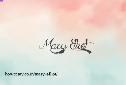 Mary Elliot