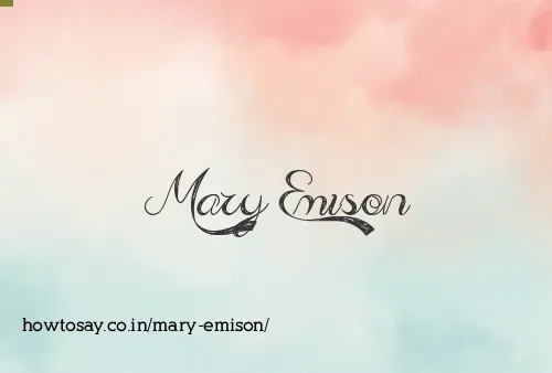 Mary Emison