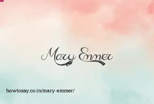 Mary Emmer