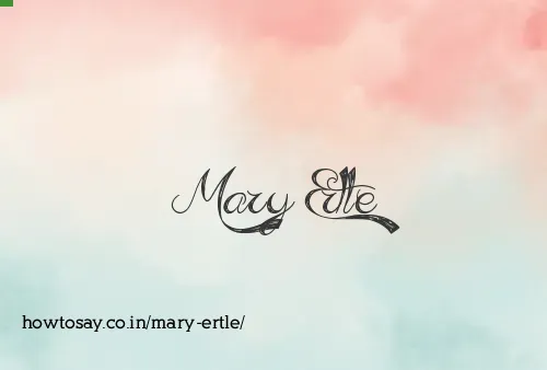 Mary Ertle