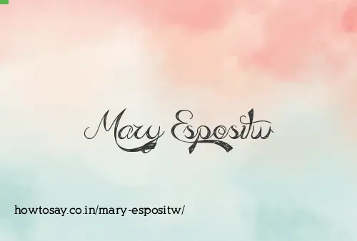Mary Espositw