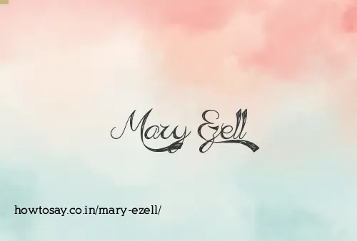 Mary Ezell