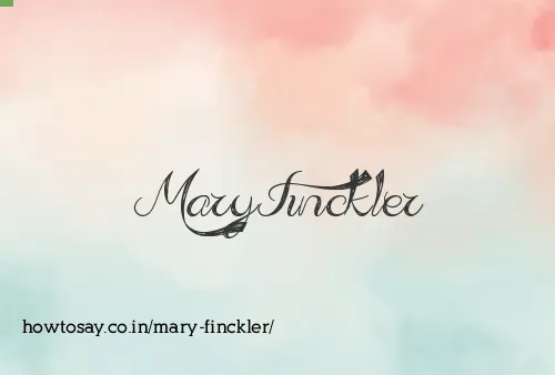 Mary Finckler