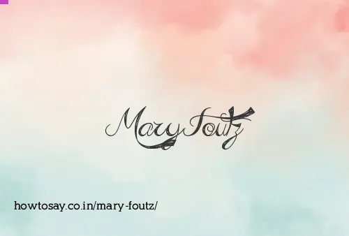 Mary Foutz