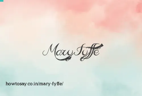 Mary Fyffe
