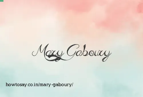 Mary Gaboury