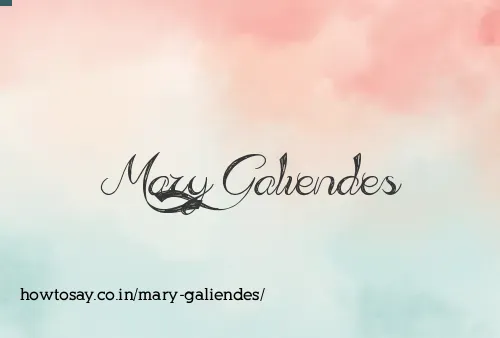 Mary Galiendes