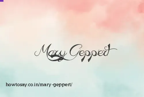 Mary Geppert