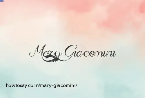 Mary Giacomini