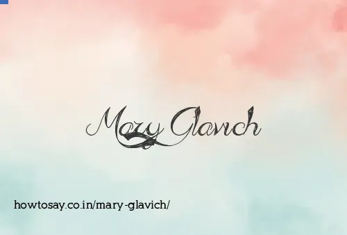 Mary Glavich