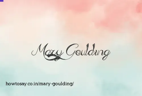 Mary Goulding