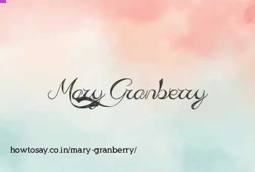 Mary Granberry