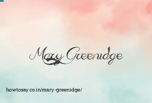 Mary Greenidge