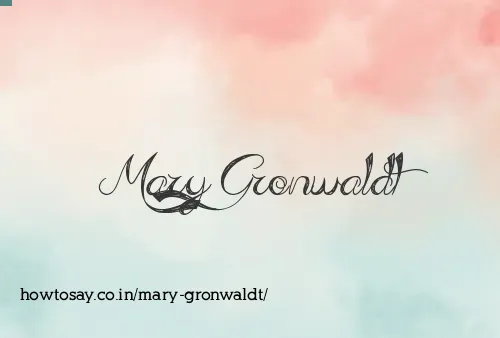 Mary Gronwaldt