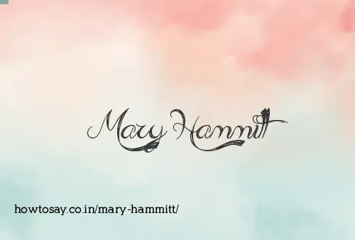 Mary Hammitt