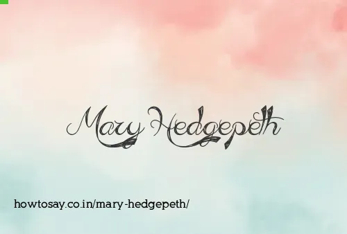 Mary Hedgepeth