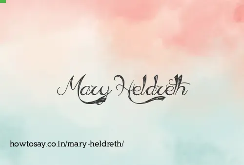 Mary Heldreth