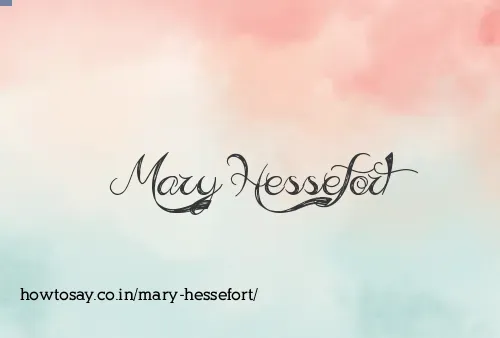 Mary Hessefort