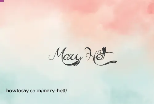 Mary Hett