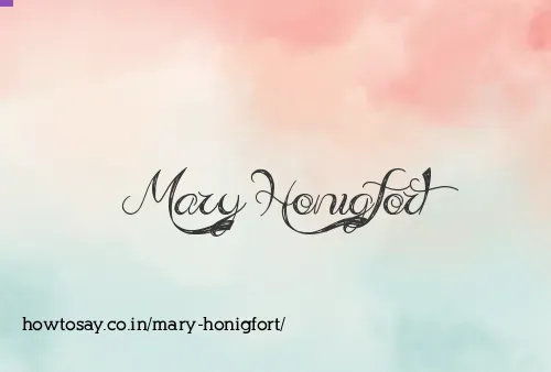 Mary Honigfort