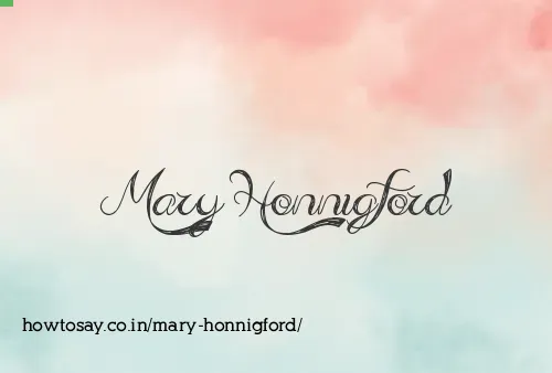 Mary Honnigford