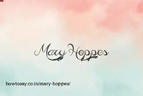 Mary Hoppes