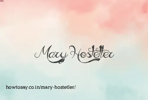 Mary Hostetler