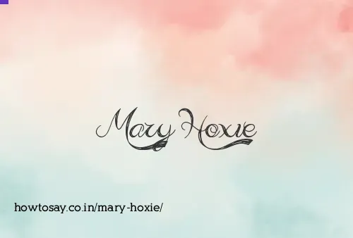 Mary Hoxie