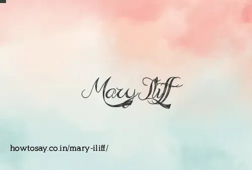 Mary Iliff