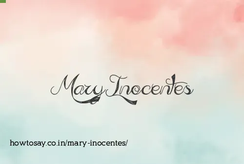 Mary Inocentes