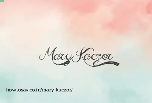 Mary Kaczor
