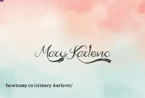 Mary Karlovic