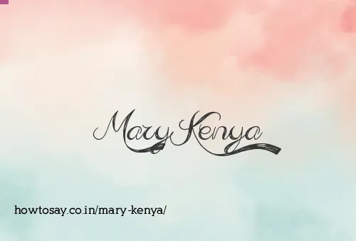 Mary Kenya