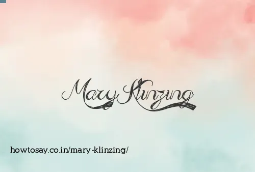 Mary Klinzing