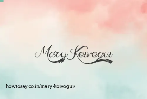 Mary Koivogui