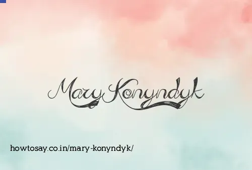 Mary Konyndyk