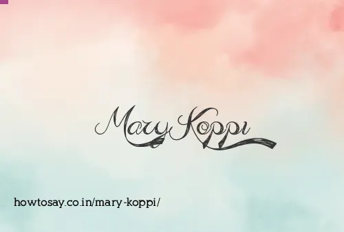 Mary Koppi