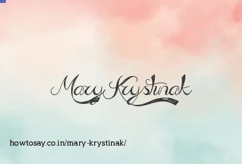 Mary Krystinak