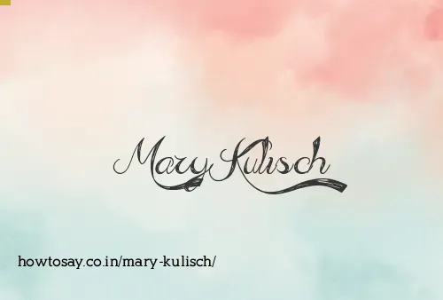 Mary Kulisch