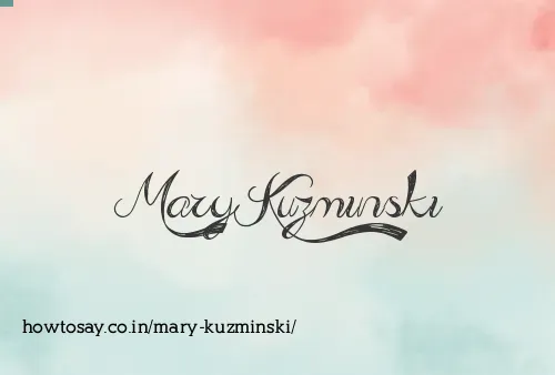 Mary Kuzminski